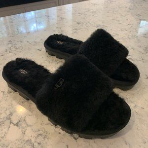 UGG Fuzzy Slide Sandals